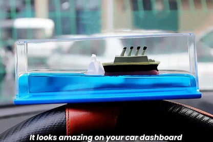 Car Dashboard Unsinkable Cruise Ship