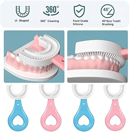 Toothbrush- U Shape Portable Silicone Teeth Brush Clean