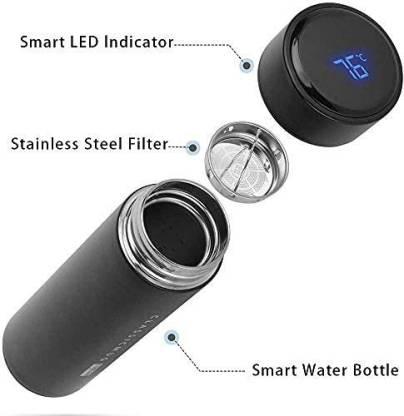 Stainless Steel Temperature Water Bottle Thermos, LCD Smart Display (500 ML)