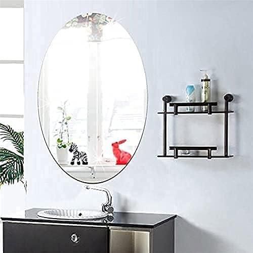 Unbreakable Oval Shaped Mirror (Pack of 2)