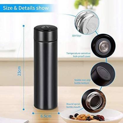 Stainless Steel Temperature Water Bottle Thermos, LCD Smart Display (500 ML)