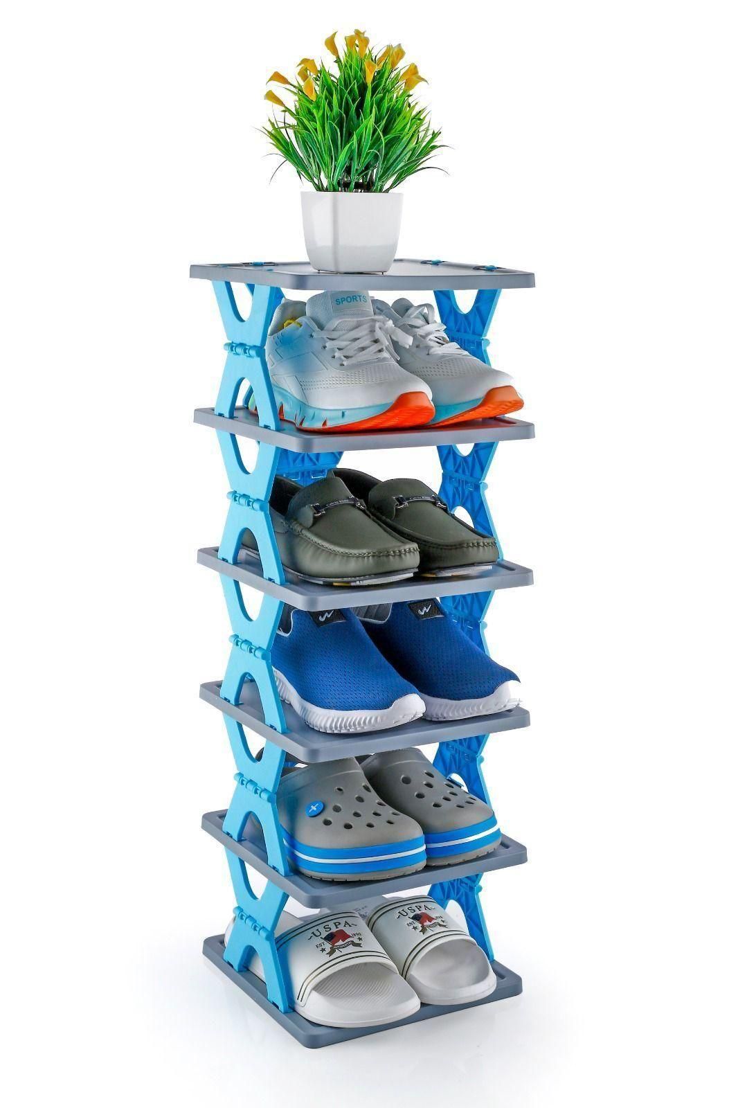 Smart Foldable Shoe Rack 5 Layer