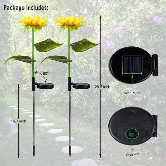 Sunflower Solar Powered Light