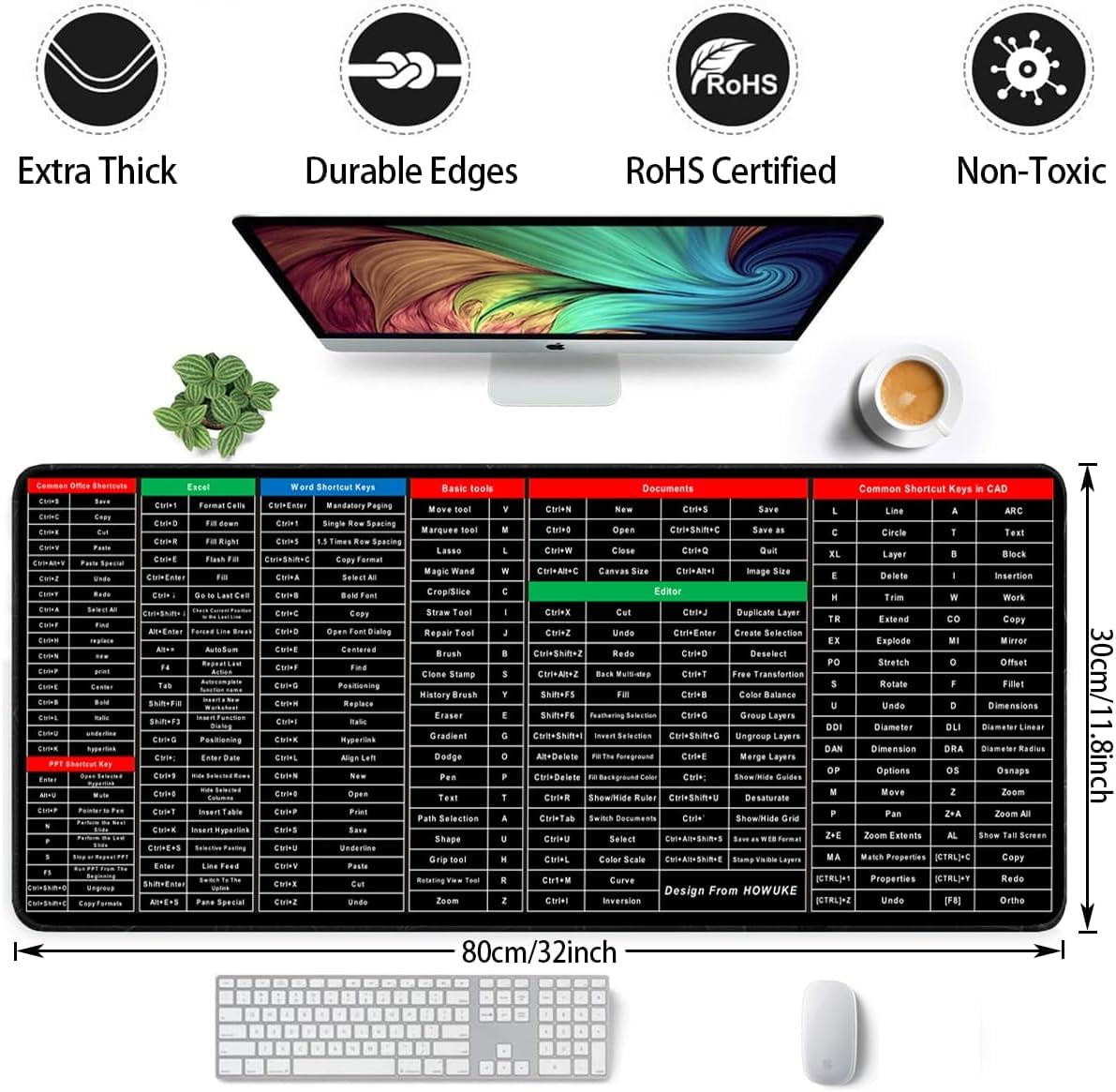 Extended Gaming Laptop Mouse Pad