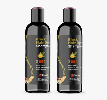 Black Hair Shampoo 3 in 1  (Buy 1 Get 1 Free)