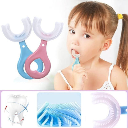 Toothbrush- U Shape Portable Silicone Teeth Brush Clean