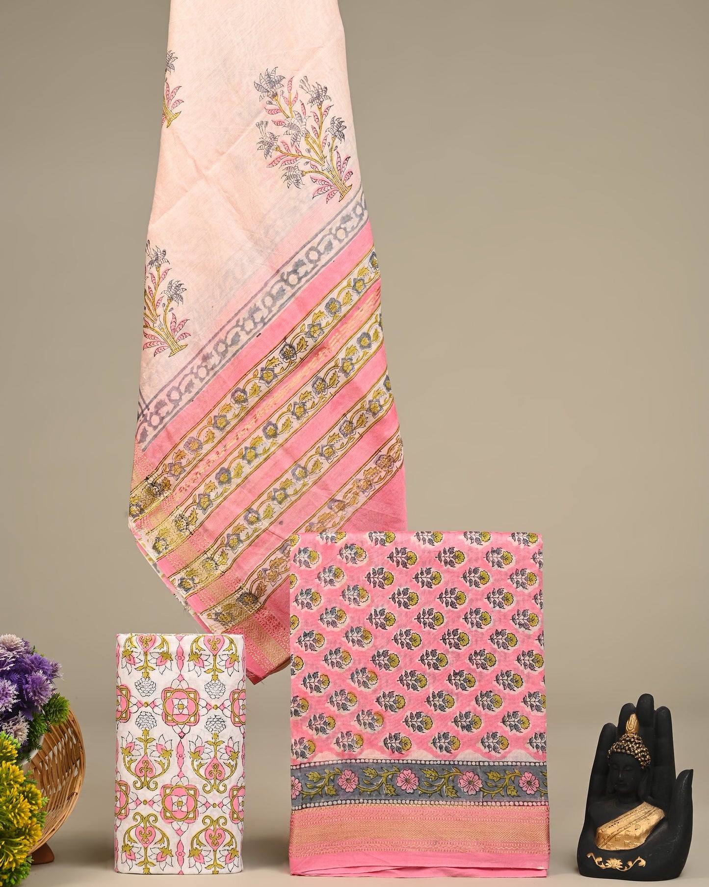 Maheshwari Silk Suit Set