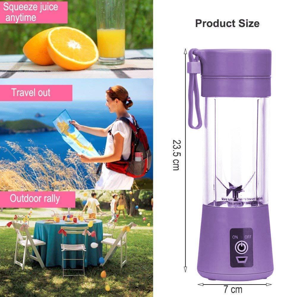 Rechargeable Portable Electric USB Juice Maker Bottle